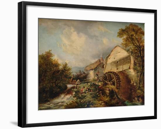 'Holly Street', 1847, (1938)-George Burrell Willcock-Framed Giclee Print