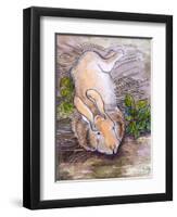 Holly, The Giant Continental Rabbit, 2002-Joan Thewsey-Framed Premium Giclee Print