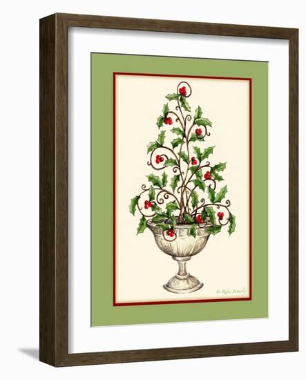 Holly Tree Topiary-Robin Betterley-Framed Giclee Print