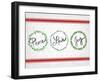 Holly Wreath Trio-Anna Quach-Framed Art Print