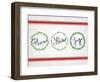 Holly Wreath Trio-Anna Quach-Framed Art Print