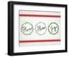 Holly Wreath Trio-Anna Quach-Framed Art Print