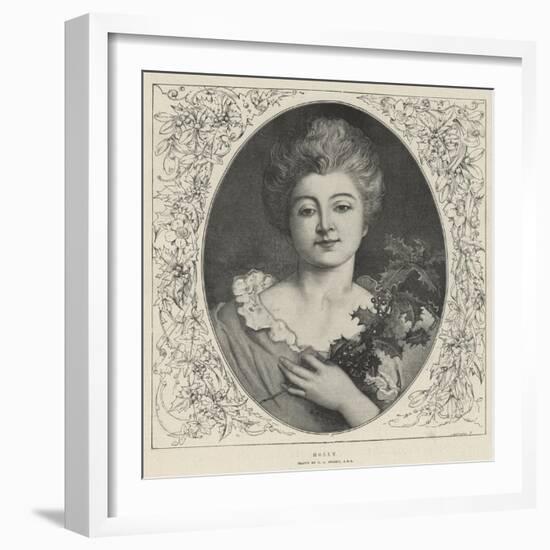 Holly-George Adolphus Storey-Framed Giclee Print