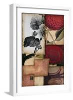 Hollyhock Story 1-DeRosier-Framed Art Print