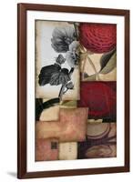 Hollyhock Story 1-DeRosier-Framed Art Print