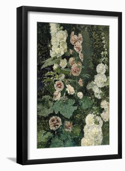 Hollyhocks, 1872-Marià Fortuny-Framed Giclee Print