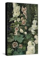 Hollyhocks, 1872-Marià Fortuny-Stretched Canvas