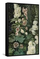 Hollyhocks, 1872-Marià Fortuny-Framed Stretched Canvas