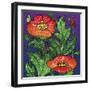 Hollyhocks 316-Howie Green-Framed Giclee Print