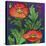 Hollyhocks 316-Howie Green-Stretched Canvas