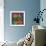 Hollyhocks 316-Howie Green-Framed Giclee Print displayed on a wall