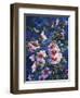 Hollyhocks and Hummingbirds-Jeff Tift-Framed Premium Giclee Print