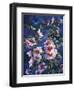 Hollyhocks and Hummingbirds-Jeff Tift-Framed Premium Giclee Print