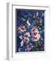 Hollyhocks and Hummingbirds-Jeff Tift-Framed Premium Giclee Print