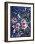 Hollyhocks and Hummingbirds-Jeff Tift-Framed Premium Giclee Print