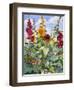 Hollyhocks and Sunflowers, 2005-Christopher Ryland-Framed Giclee Print