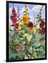 Hollyhocks and Sunflowers, 2005-Christopher Ryland-Framed Giclee Print