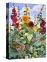 Hollyhocks and Sunflowers, 2005-Christopher Ryland-Stretched Canvas