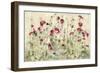 Hollyhocks Row Cool-Cheri Blum-Framed Premium Giclee Print