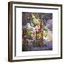 Hollyhocks-Marry Herrick Ross-Framed Premium Giclee Print