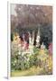 Hollyhocks-Helen Allingham-Framed Giclee Print