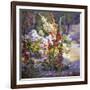 Hollyhocks-Marry Herrick Ross-Framed Art Print