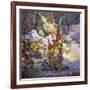 Hollyhocks-Marry Herrick Ross-Framed Art Print