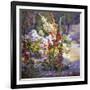 Hollyhocks-Marry Herrick Ross-Framed Art Print