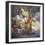 Hollyhocks-Marry Herrick Ross-Framed Art Print