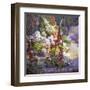 Hollyhocks-Marry Herrick Ross-Framed Art Print