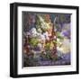 Hollyhocks-Marry Herrick Ross-Framed Art Print