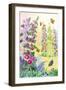 Hollyhocks-Jennifer Zsolt-Framed Giclee Print