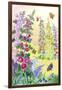 Hollyhocks-Jennifer Zsolt-Framed Giclee Print