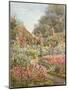 Hollyhocks-Lionel Charles Henley-Mounted Giclee Print