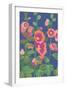 Hollyhocks-Gigi Rosado-Framed Giclee Print