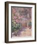 Hollyhocks-unknown Simmonds-Framed Art Print