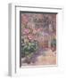 Hollyhocks-unknown Simmonds-Framed Art Print