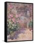 Hollyhocks-unknown Simmonds-Framed Stretched Canvas