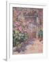 Hollyhocks-unknown Simmonds-Framed Art Print