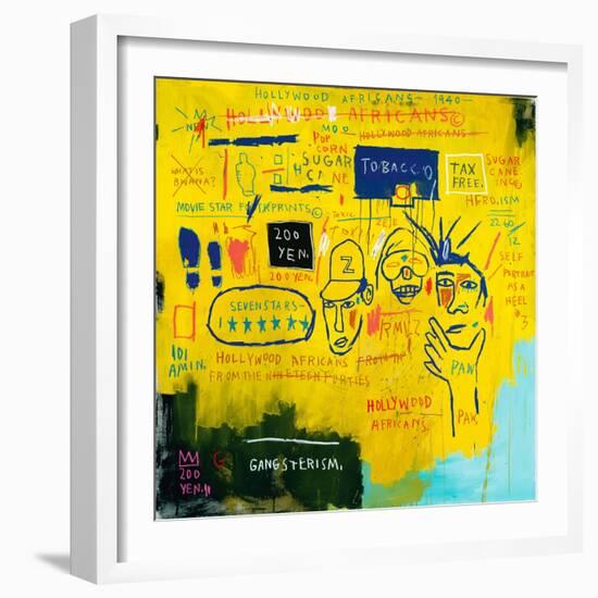 Hollywood Africans, 1983-Jean-Michel Basquiat-Framed Giclee Print