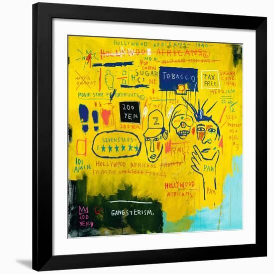 Hollywood Africans, 1983-Jean-Michel Basquiat-Framed Giclee Print