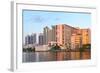 Hollywood Beach Florida at Sunset-Fotomak-Framed Photographic Print