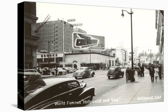 Hollywood Boulevard and Vine Street, Los Angeles, California-null-Stretched Canvas