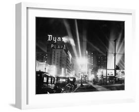 Hollywood Boulevard at Night-null-Framed Photographic Print