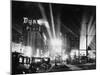 Hollywood Boulevard at Night-null-Mounted Photographic Print
