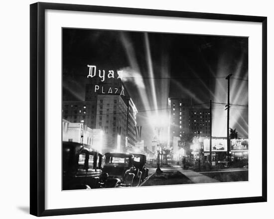 Hollywood Boulevard at Night-null-Framed Photographic Print