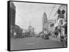 Hollywood Boulevard Decorated for Christmas-null-Framed Stretched Canvas