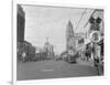 Hollywood Boulevard Decorated for Christmas-null-Framed Photographic Print