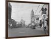 Hollywood Boulevard Decorated for Christmas-null-Framed Photographic Print