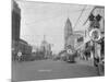 Hollywood Boulevard Decorated for Christmas-null-Mounted Photographic Print